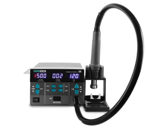 

SUG 8610DX 1000W Hot Air Rework Station LED Display Lead-Free Heat Gun Microcomputer Temperature Adjustable with 5 nozzle