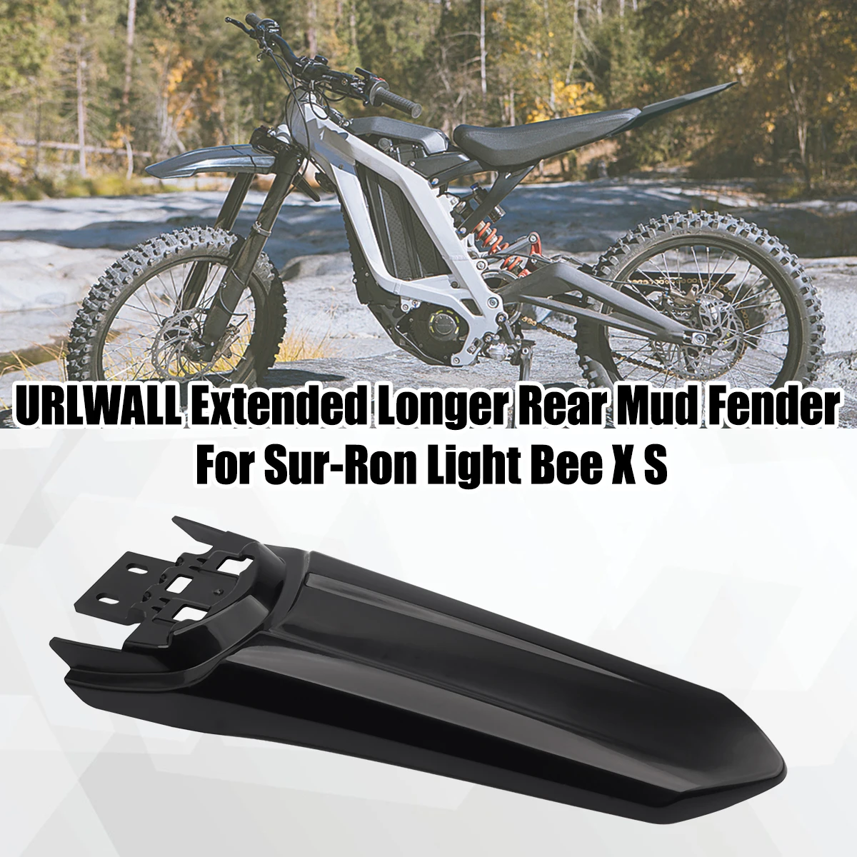 Motorcycle Rear Shock Absorption Mud Guard Rear Shock-absorbing Dust Cover Fender For Sur-Ron Surron Light Bee Segway X260