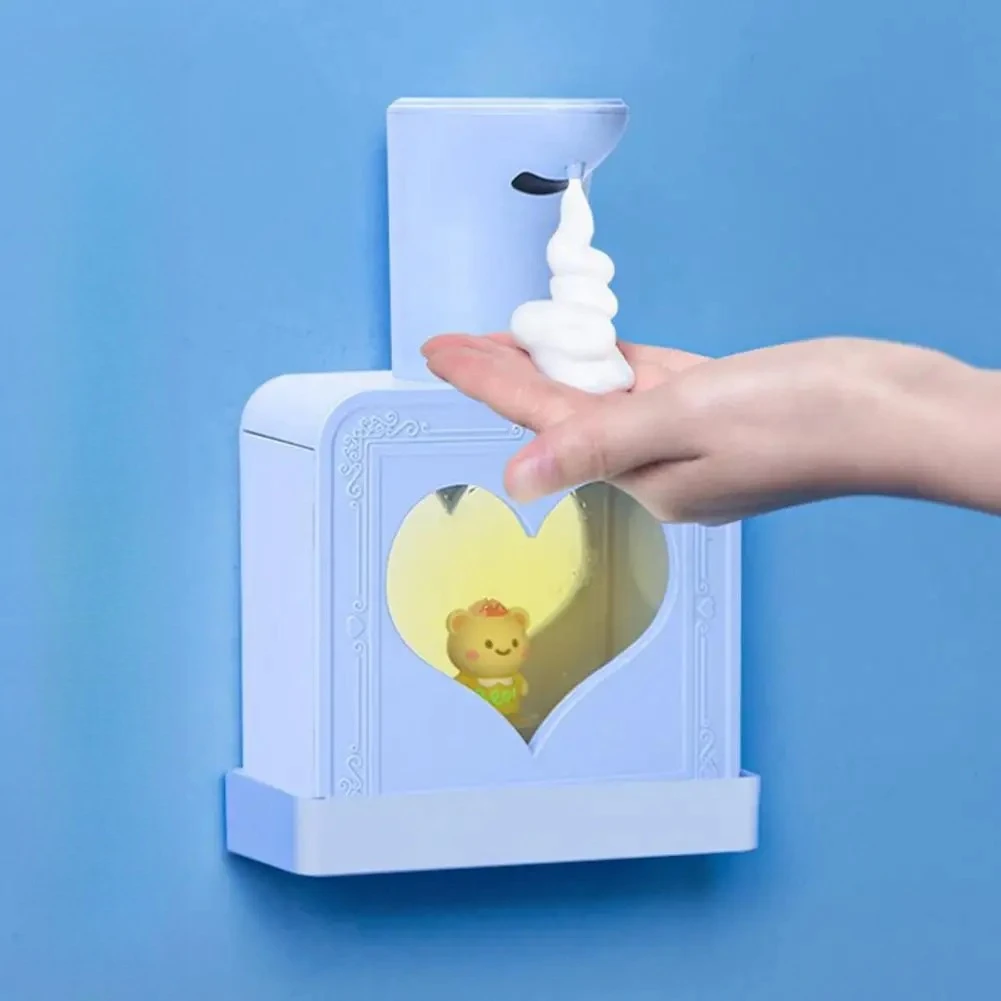 

Новый мультяшный автоматический индукционный дезинфицирующее средство для мытья рук для мобильного телефона, неконтактный пенопласт, практичный инструмент, дозатор мыла для детей