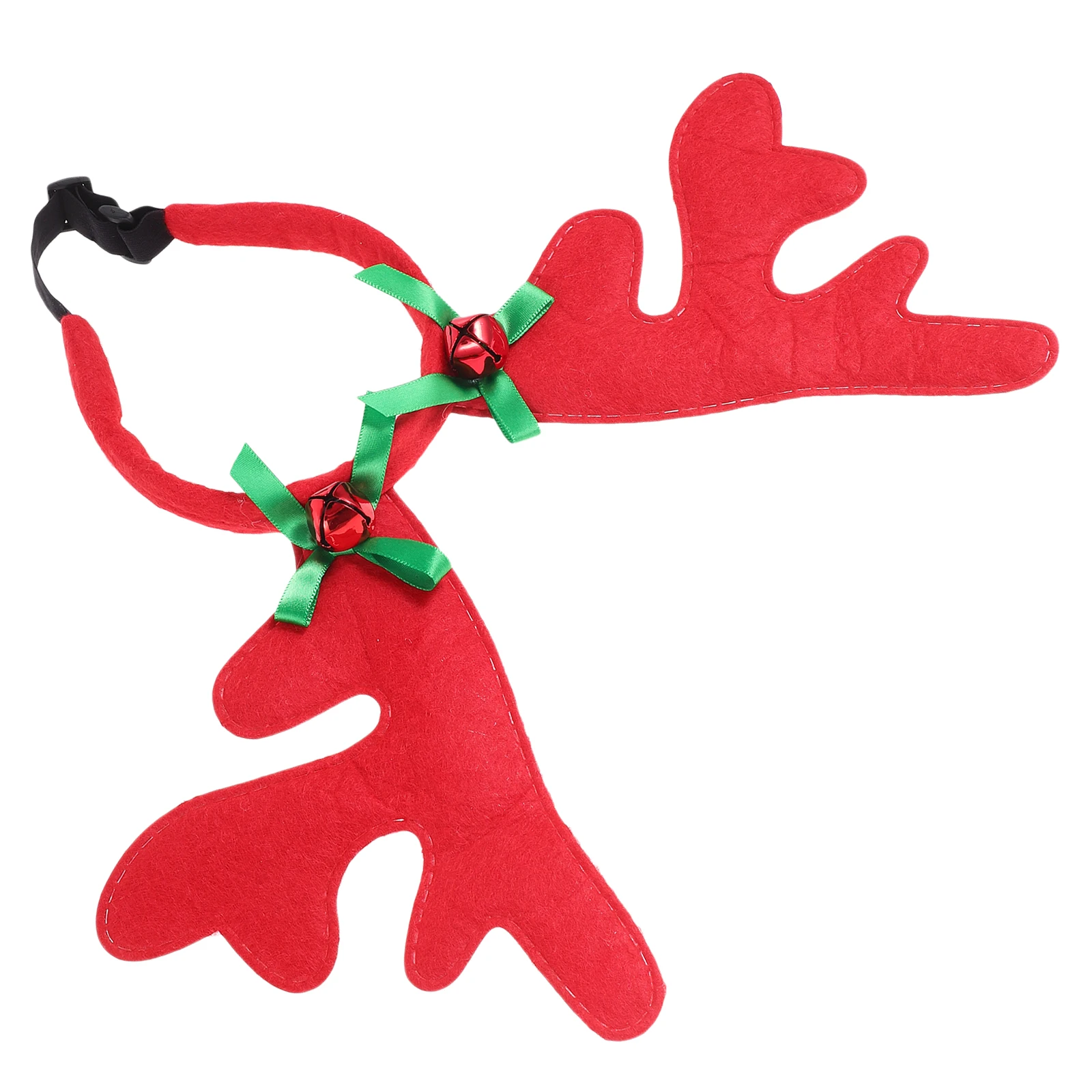 

Pet Hair B Headb s Red Antlers Christmas Costume Accessory Lightweight Adjustable Size Dog Cat Party Photo Shoot Holiday