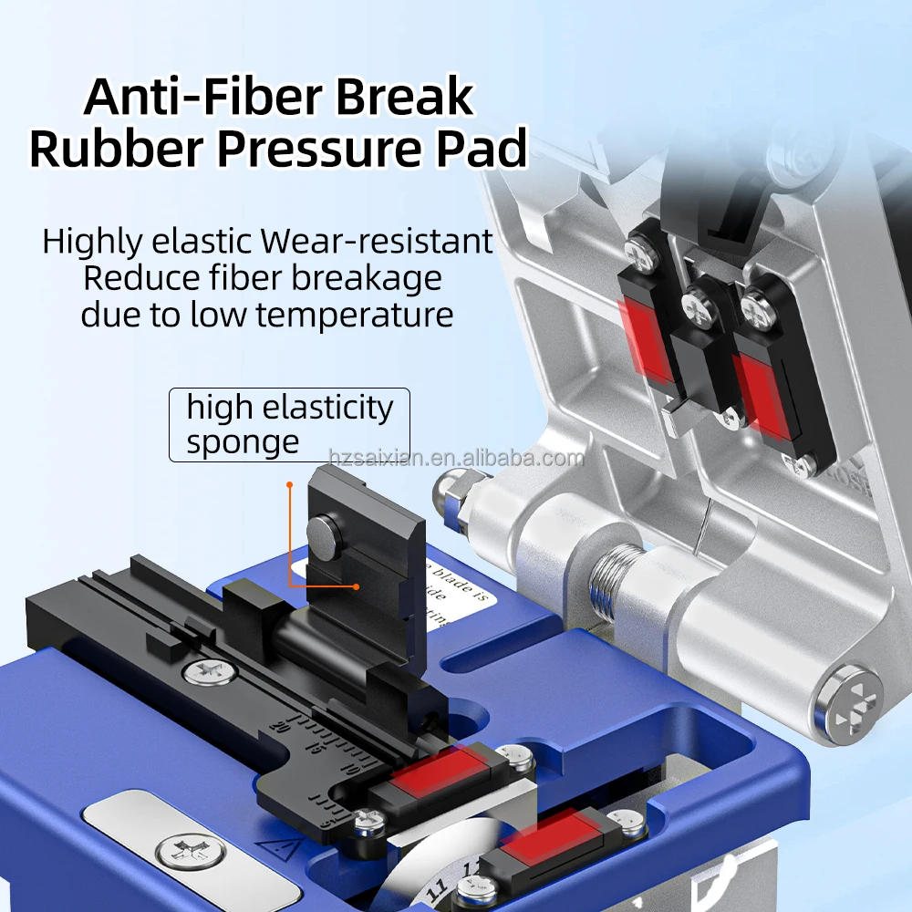 SAIVXIAN FC-6S High Performance Fiber Optic Cleaver Network Tool for Indoor Use for Fiber Cable and Patch Cord Cleaving