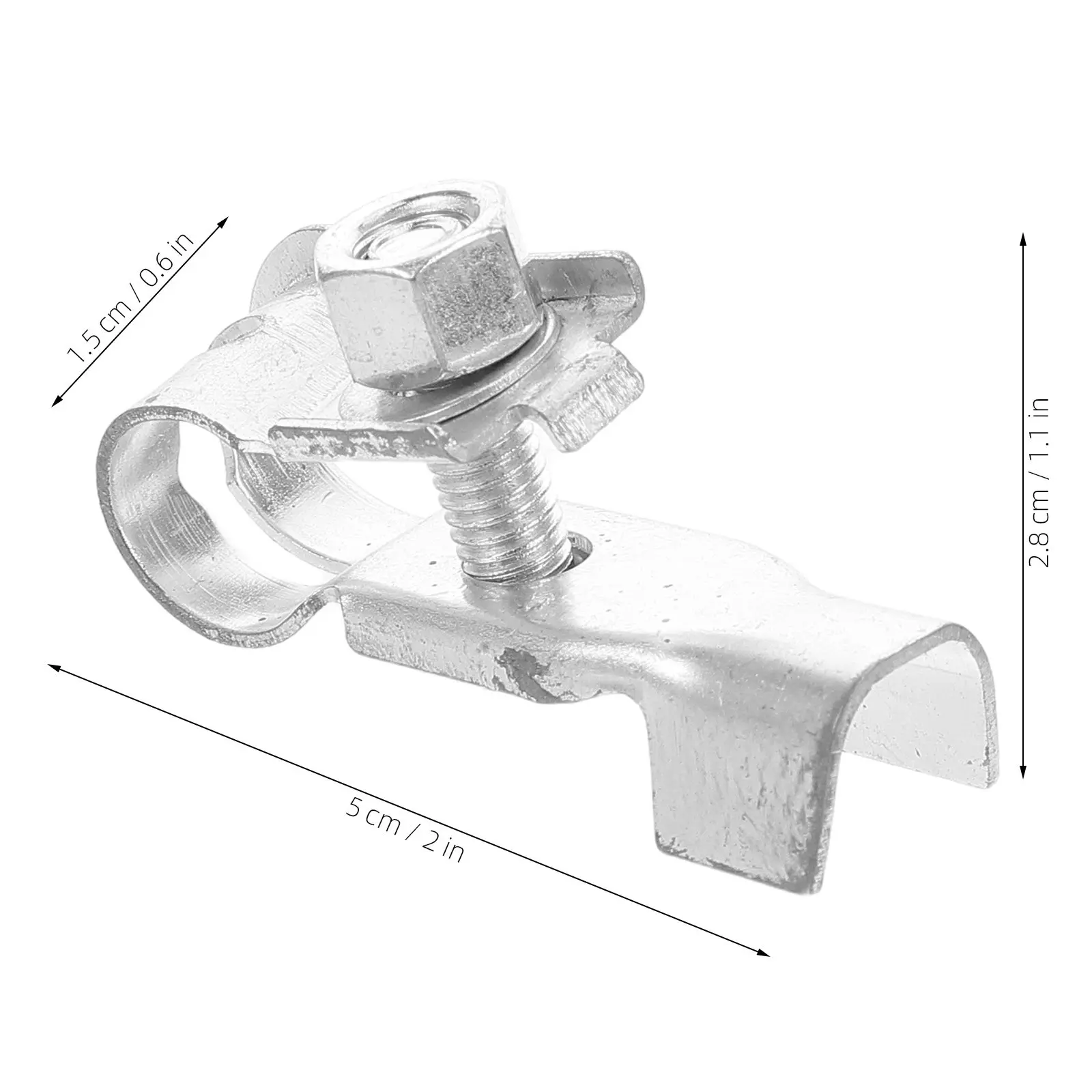 1 Pair Car Battery Terminal Connectors Heavy Duty Copper Alloy Clamps For Thick Thin Side Posts Durable Vehicle Battery