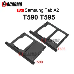 Bilashmart Samsung GALAXY Tab A2 T595 T590 SM T595C SM T590C Sim Card MicroSD Holder Nano SIM Tray Slot Replacement Parts