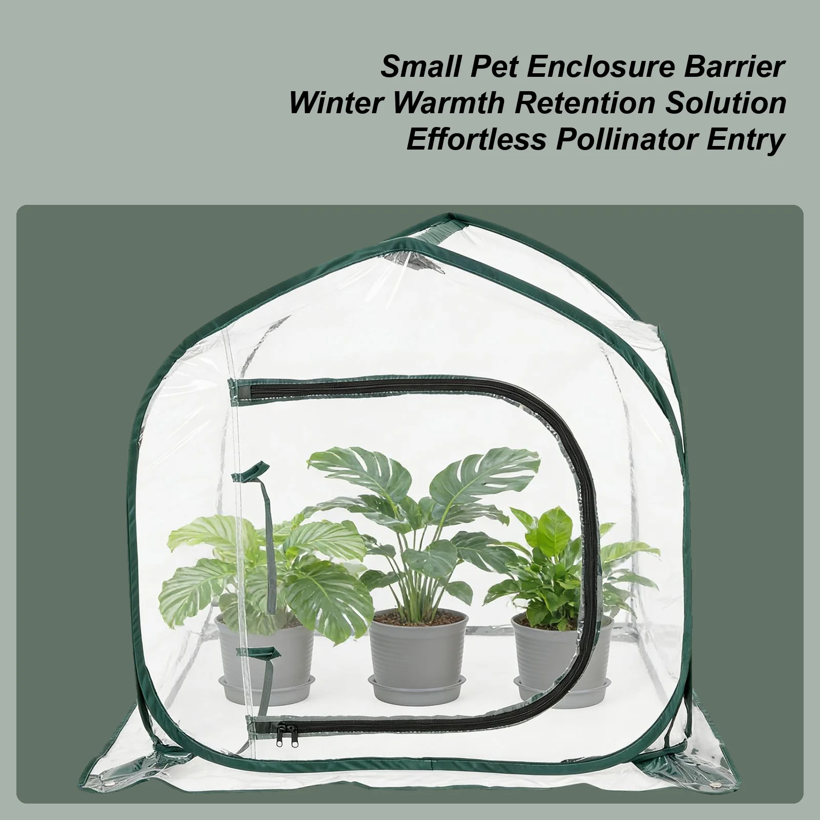 

Мгновенная крышка для растений, барьер для животных, складной корпус, открытая зимняя крышка для растений для клубничных заплат, патио, сада