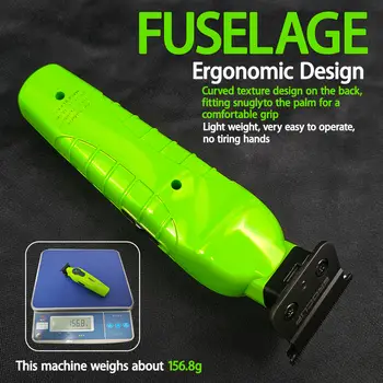 Nový 2025 BRDCLIP FA1T Zelený profesionální zastřihovač vlasů Holičství Carving Gradient Finish Elektrický zastřihovač s nabíječkou a stojanem 10 nejlepší prodej profesionální zastřihovač vlasů - №8