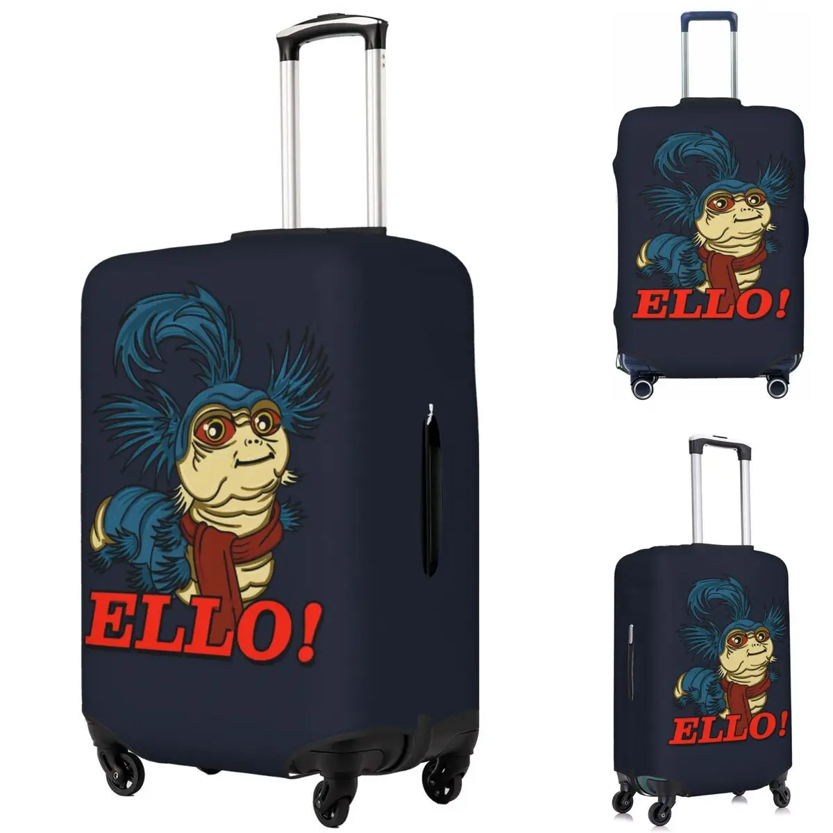

Ello Worm Suitcase Cover Protection Elastic Trip Luggage Protector Covers for 18-32 Inch