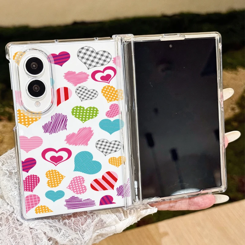 Cute Hearts Pattern Phone Case - огляд і ціна Phone Cases Z Fold 5