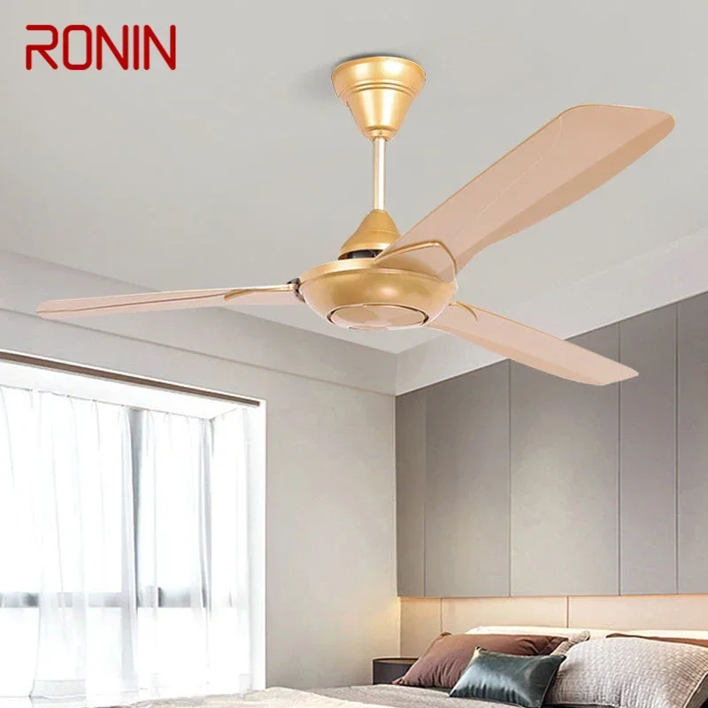 

RONIN Nordic Without lights Ceiling Fan Modern Minima lism Living Room Bedroom Study Cafe Hotel