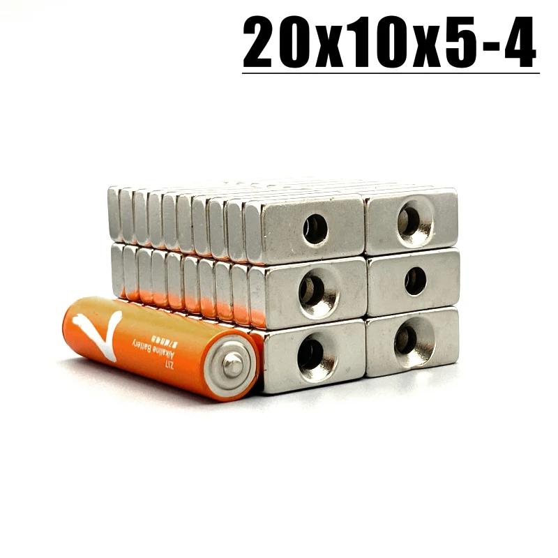 5/10/20/100Pcs Ring Shape Countersuck Magnet 20x10x5-4mm Imanes For Kitchen Garden Home Decoration DIY Tool Home Accessory