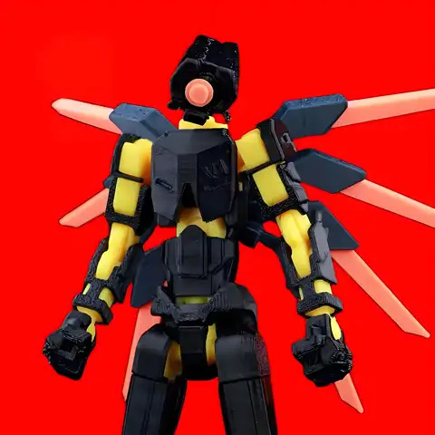 3D 인쇄 된 마네킹 Ultrakill V1 시리즈 애니메이션 액션 피규어 장난감 멀티 조인트 모바일 로봇 Shapeshift 선물 모델 장난감 선물