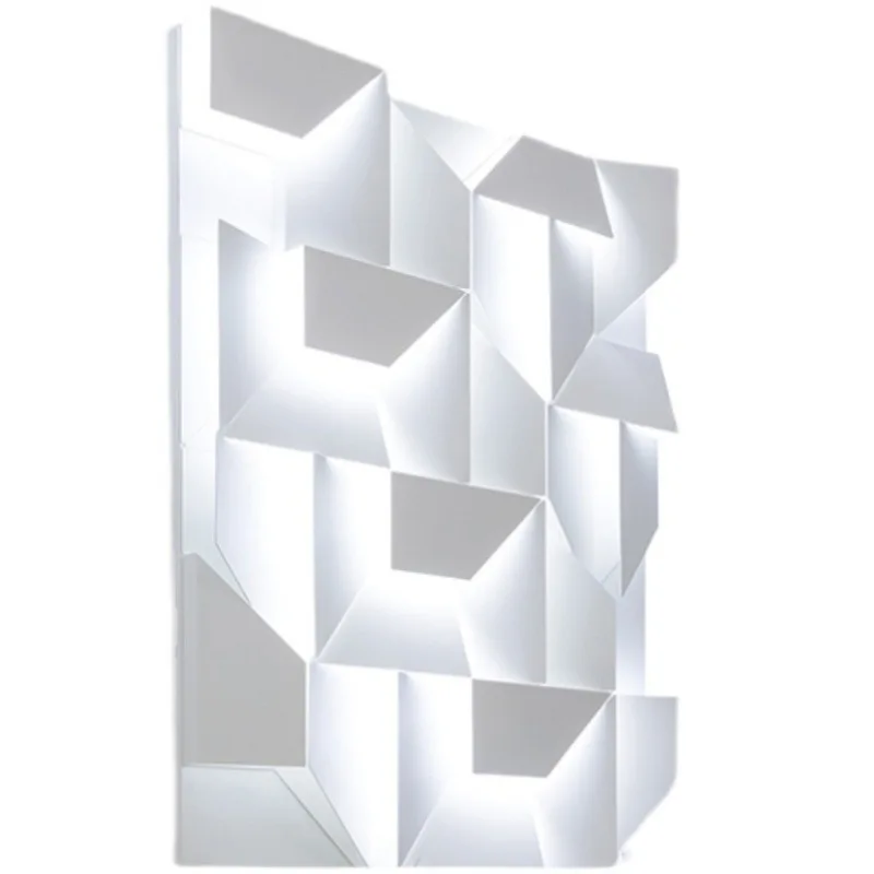 

Designer living room, background wall, art wall lamp, modern minimalism, creative bedroom, bedside