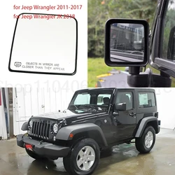 Side-view mirror glass and side-view lens are suitable for Jeep Wrangler models from 2011 to 2017. They can be heated.