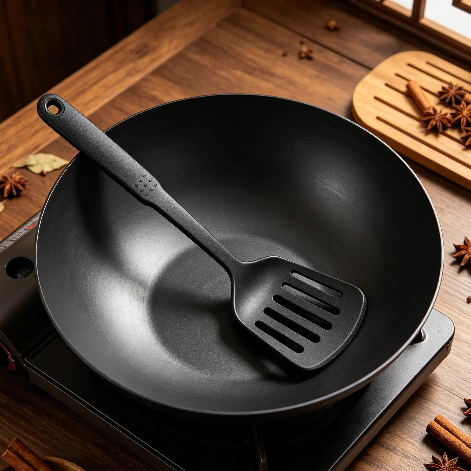 

1Set Nylon Kitchen Cooking Utensil Set Heat Resistant Non Stick Utensils Safe Cooking Kitchenware Utensils for Nonstick