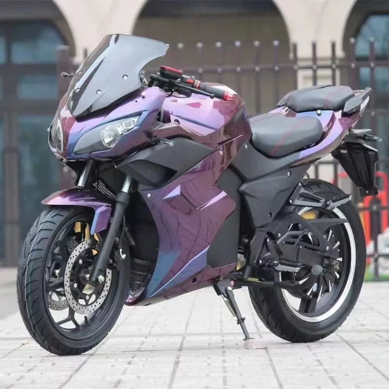 

3000W Electric Racing Motorcycle 100km/h Max Speed 72V Electric Scooter