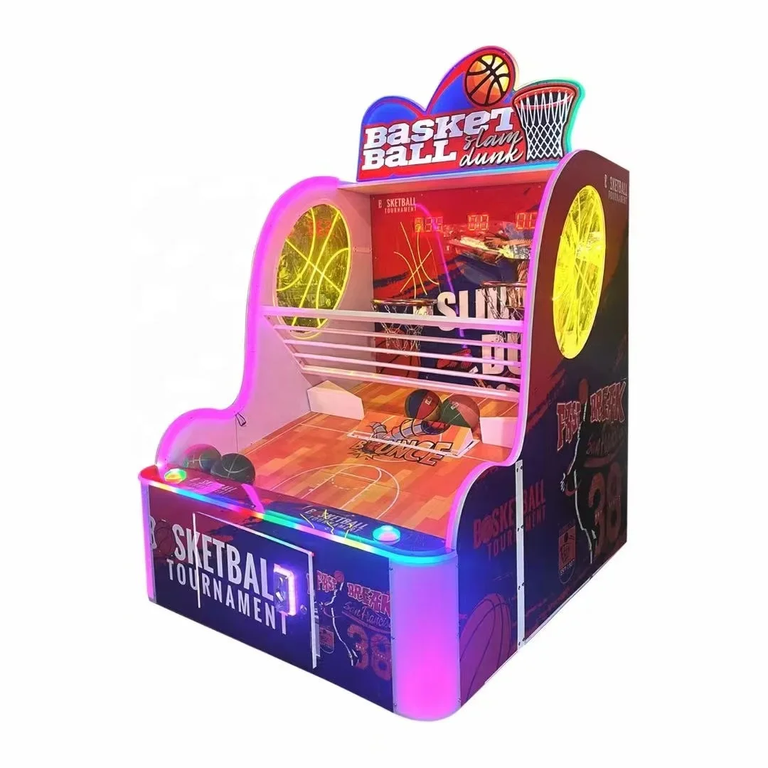 Wholesale Coin Operated Kids Basketball Shooting Machine Mini Basketball Shooting Machine For Children Exercise Game Machine