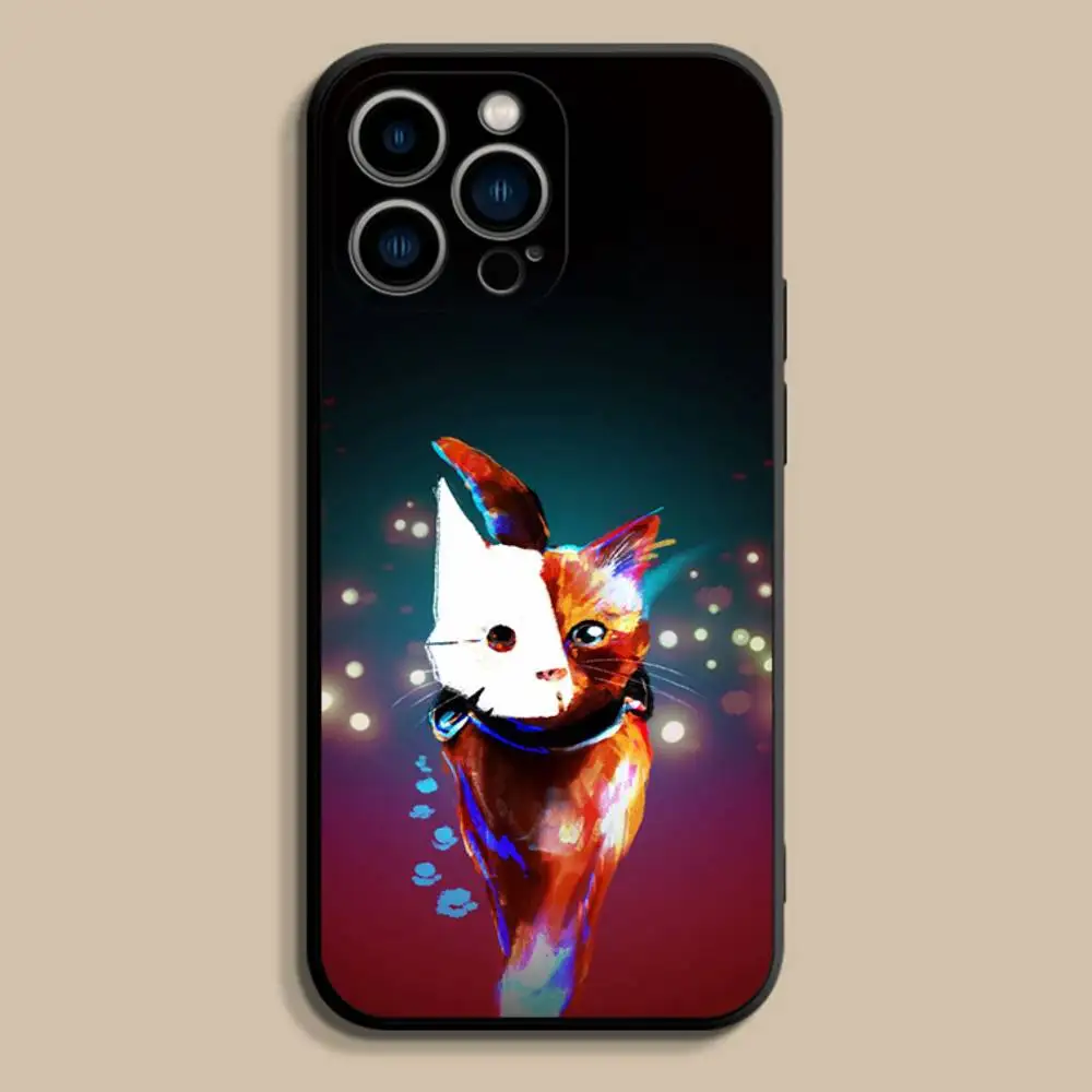 Anime S-Shiina Mashiro Phone Case For iPhone 17,16,15,14,13,12,Pro,Max,Plus,E,SE4,Air,Mini Black Soft Cover