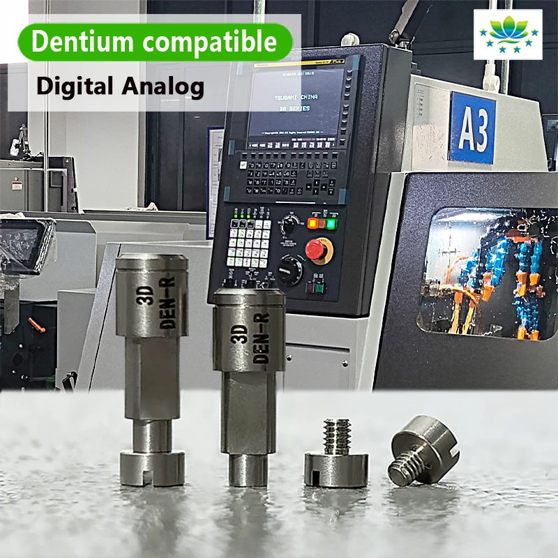 For Dentium Digital Analog for 3D Printing Lab Exocad Compatible Dental Scan Body Titanium OEM Available Factory Direct Sale