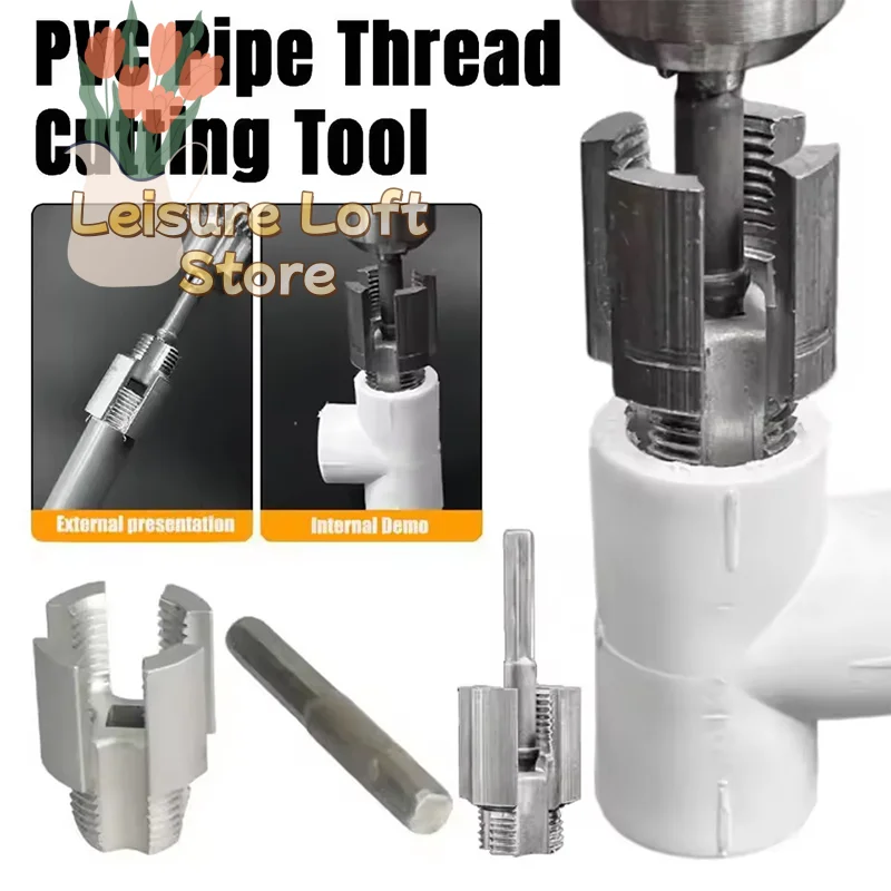 

Устройство для нарезания резьбы для труб PPR/PVC 1/2 дюйма и 3/4 дюйма — инструмент для нарезания внутренней/внешней резьбы со встроенным открывателем проволоки