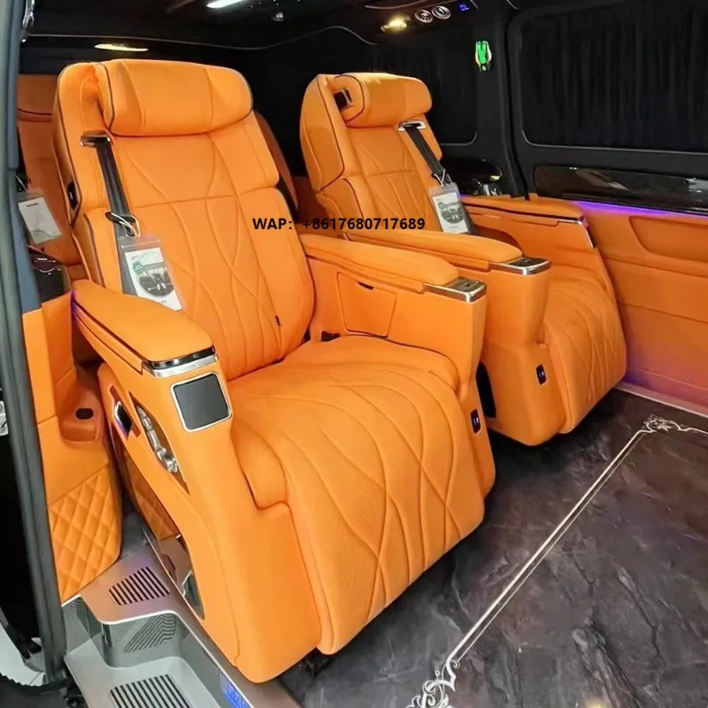 

Interior Modified Electric Vip Luxury Car Seats with Massage Ventilated for Hiace Van Alphard