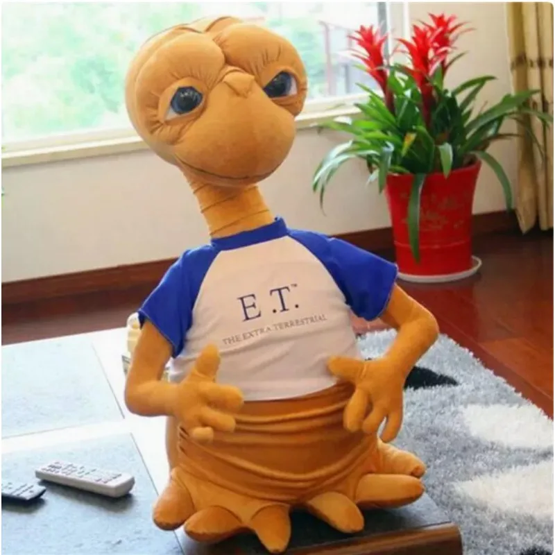 

E.T. The Extra-Terrestrial Plush Toy Classic Movie Alien Stuffed Doll Soft Collectible Figure Kids & Fans Gift Room Decoration