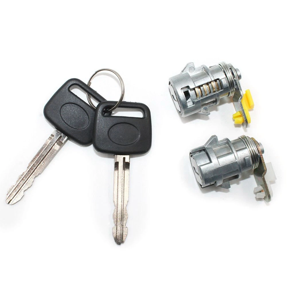 A02G Door Lock Set with Key(L & R) for 89-95 Toyota Pickup 89-98 4Runner for Toyota Door Lock Cylinder Key 69051-35030