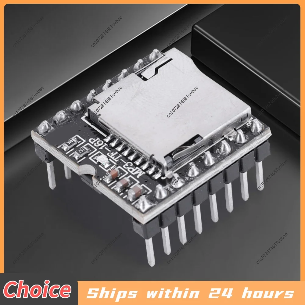 DFPlayer Mini MP3 Player Module TF Card U Disk Mini MP3 DF Player Audio Module IO/Serial Port/AD MP3-TF-16P for Arduino