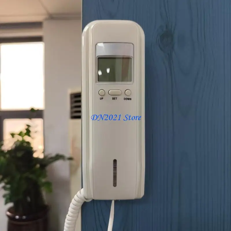 F3KE Corded Telephone Desktop Telephone Fixed Telephone Caller Telephone Front Desk Home Office Wall Mount Telephone