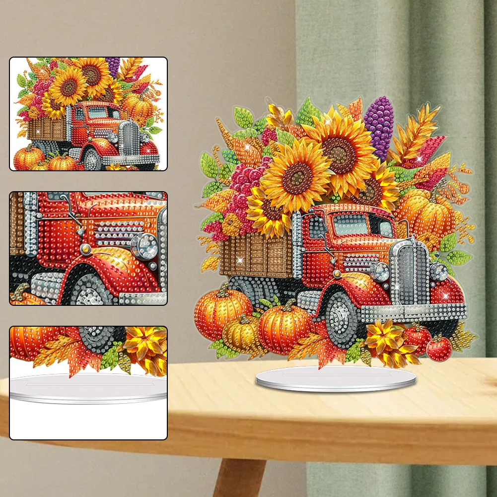 

DIY Diamond Painting Tabletop Ornaments Kit with Bright Colors and Fine Details Ideal for Living Room Bedroom Classroom Decorations and Gifts