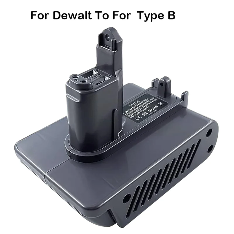 ABGR-DW31B Battery Adapter For  20V Li- Battery To For Dyson Type B DC31 DC35 DC34 Battery Vacuum Cleaner Tool Easy To
