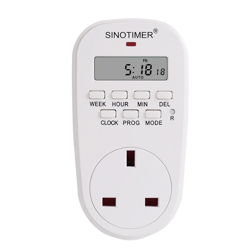 EU US BR UK Italy Israel Plug 110V 230V Timer Switch Energy Saving Programmable Socket Timing Switch with Countdown Function