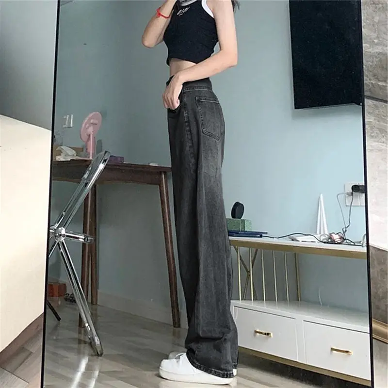 

Torn Jeans Women'S Trousers Quality Texture Material Feel Female Clothing Denim Fashion Comfortable Lasting Wear Resistant Anti