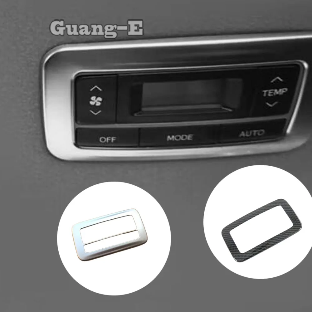Auto Aufkleber Zurück Hinten Temperatur Klimaanlage Volumen Schalter Taste Trim Rahmen Für Toyota Sienna 2015 2016 2017 2018 2019 2020