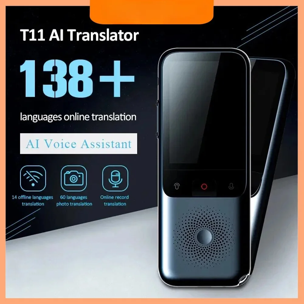 Translation Camera Device T11 Real-Time Smart Voice Photo Translator 1500mA 138 Languages Portable Text Voice Translator New