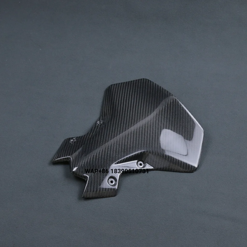 

For motorcycle modified accessory prepreg carbon fiber extended front windshield Raise the front windshield