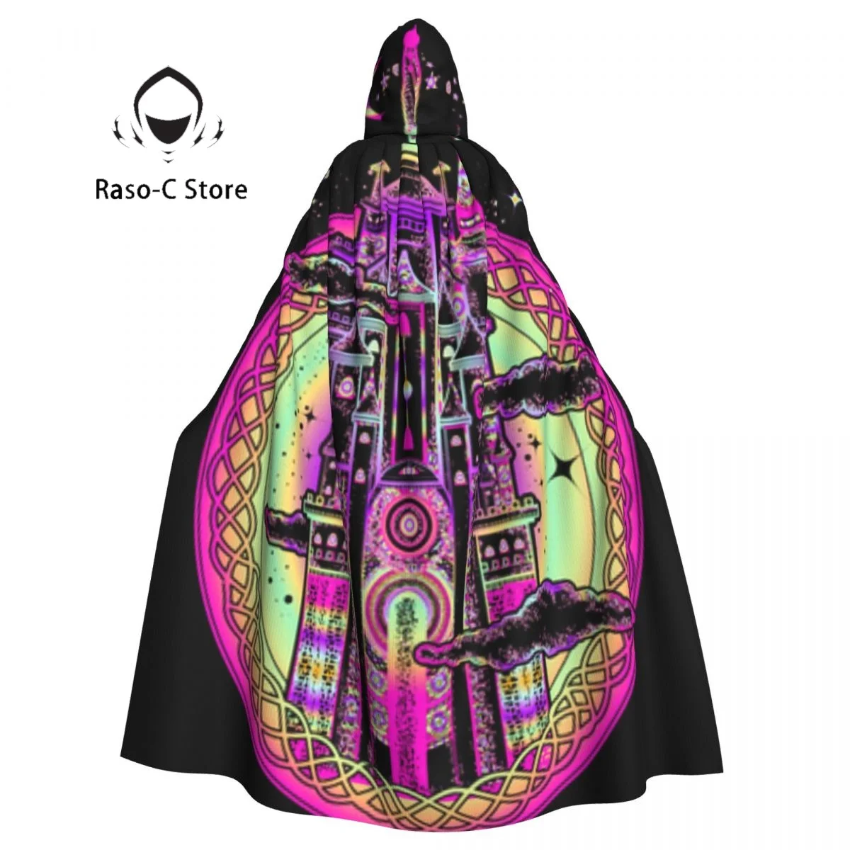 Long Cape Cloak Magic Castle Hooded Cloak Coat Autumn Hoodies