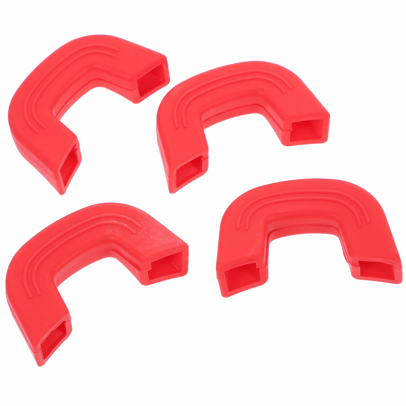 4Pcs Pot Handle Covers Silicone Non-Slip Heat-Resistant Handle Protectors Kitchen Cooking Anti-Scalding