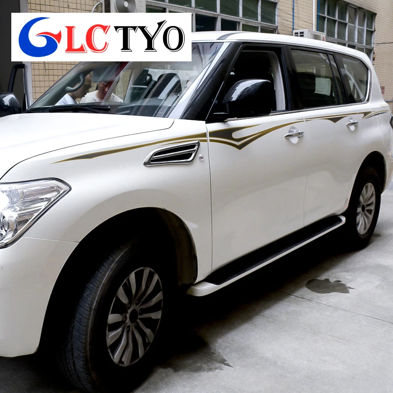 For Nissan Patrol Y62 2010-2022 Car Body Decal Long Stripe Door Sticker Exterior Styling Modification Accessories Decoration