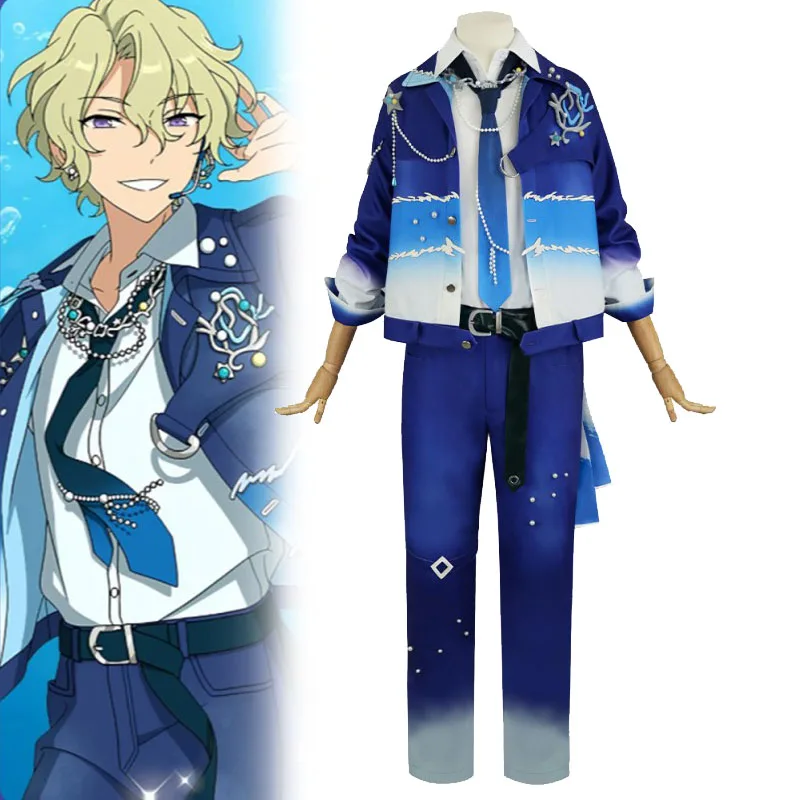 

Ensemble Stars Tomoe Hiyori Cosplay Costume Virtual Idol Group 10th Anniversary Eve Deep Into You Stage Outfits