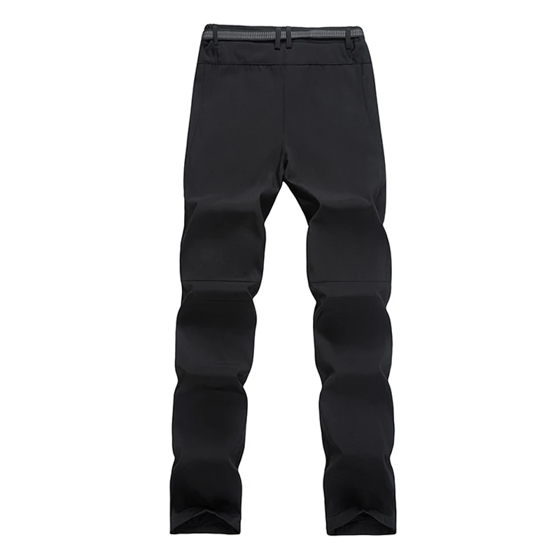 EUMERGX Women Winter Fleece Pants Warm Waterproof Hiking Pants Outdoor Camping Climbing Skiing SoftShell Windproof Rain Trousers
