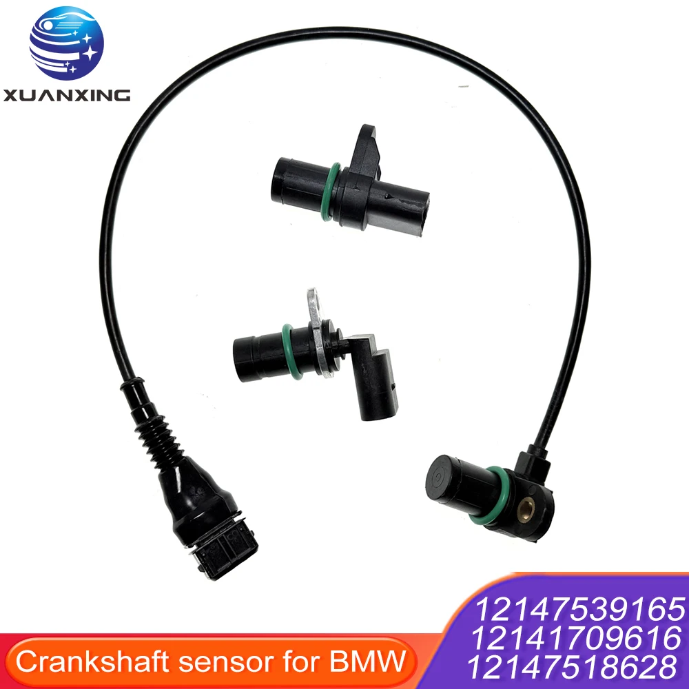 

OEM 12147518628 3pcs/Set Car Intake Exhaust Cam Camshaft Crankshaft Position Sensor With O-R For BMW 12147539165 12141709616