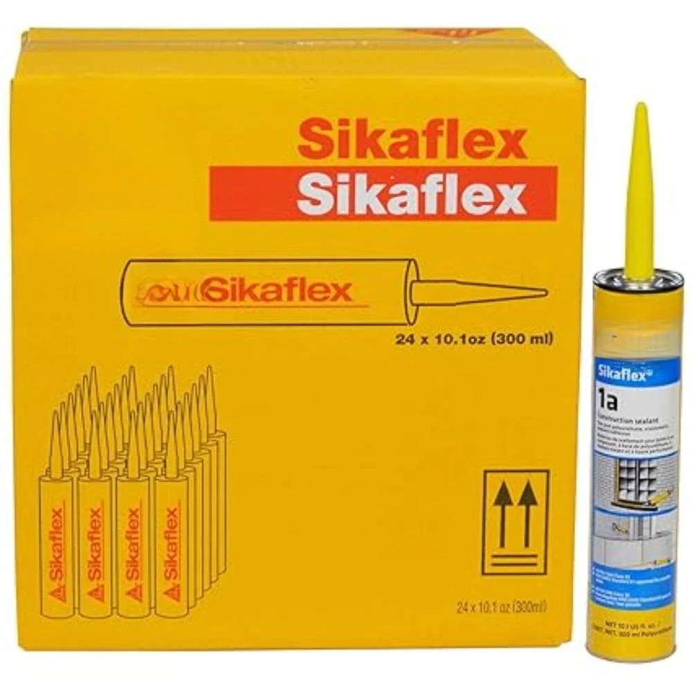 مجموعة Sikaflex 1a الجديدة - مكون واحد، مرن، غير قابل للترهل، ملموسة البولي يوريثين ومانع التسرب للبناء للأسطح الرأسية والأفقية #1