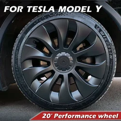 For Tesla Model Y 20 Inch HubCap Performance Replacement Wheel Cap Automobile Hub cap Full Cover Accessories Wheel Parts 2023