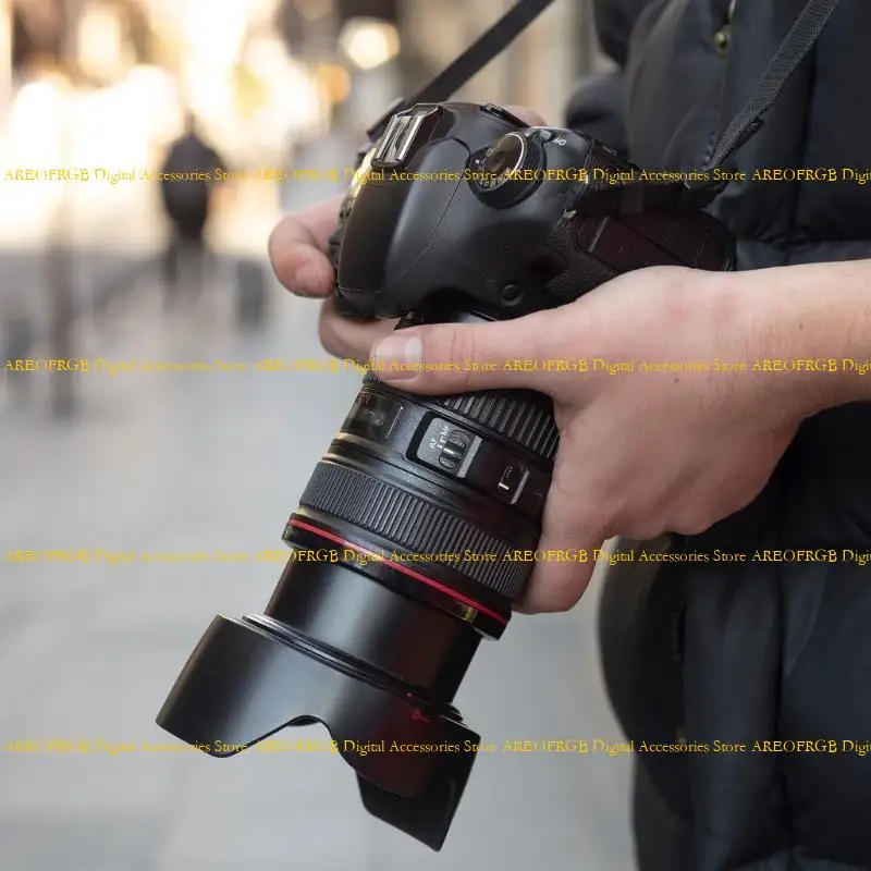 E21E ET77 เลนส์สีสำหรับมาโคร RF 85 มม. เป็นกล้อง DSLR Sunshade ช่วยเพิ่มการถ่ายภาพที่ไม่พึงประสงค์