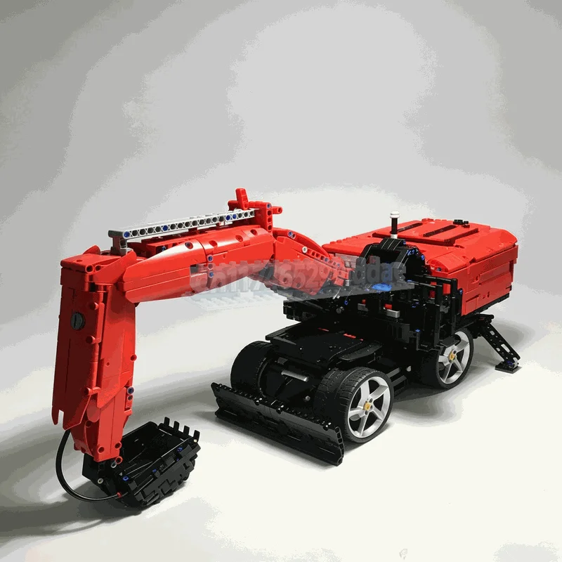 2783PCS Remote Control Engineering Excavator Building Blocks Construction Vehicle Model With DIY Assembly Toy Collection Gifts