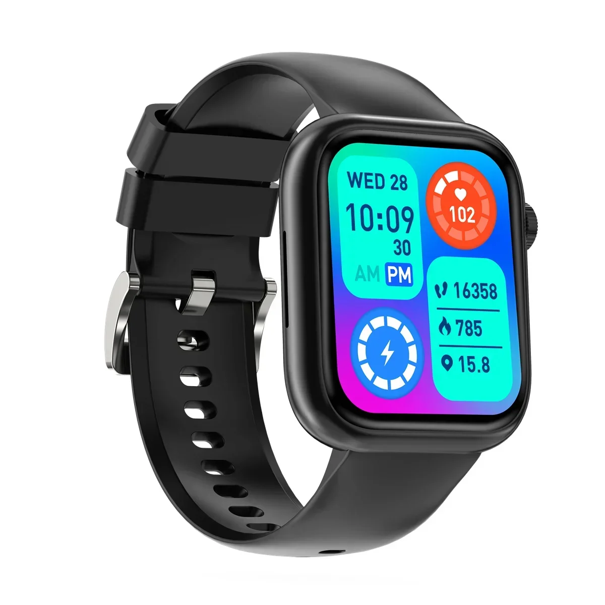 G104 New Boutique Smartwatch with AI Voice Call, Precise Exercise Meter for Steps and Sleep Health Monitoring, Great Gift Option