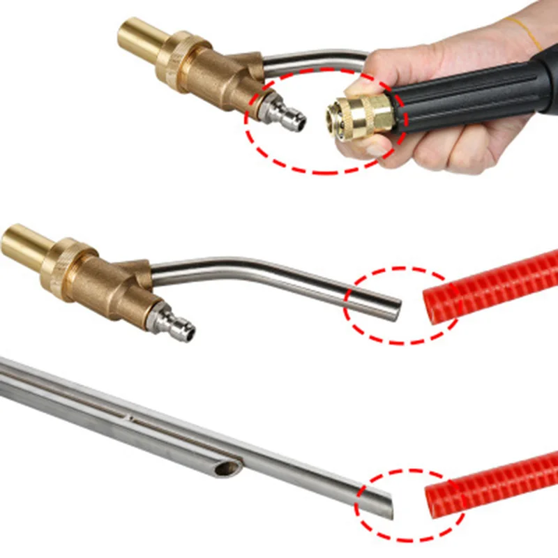 

Для мойки высокого давления 1/4 дюйма 21 см пескоструйный шланг соединительный соединитель для влажной пескоструйной обработки аксессуары для инструментов