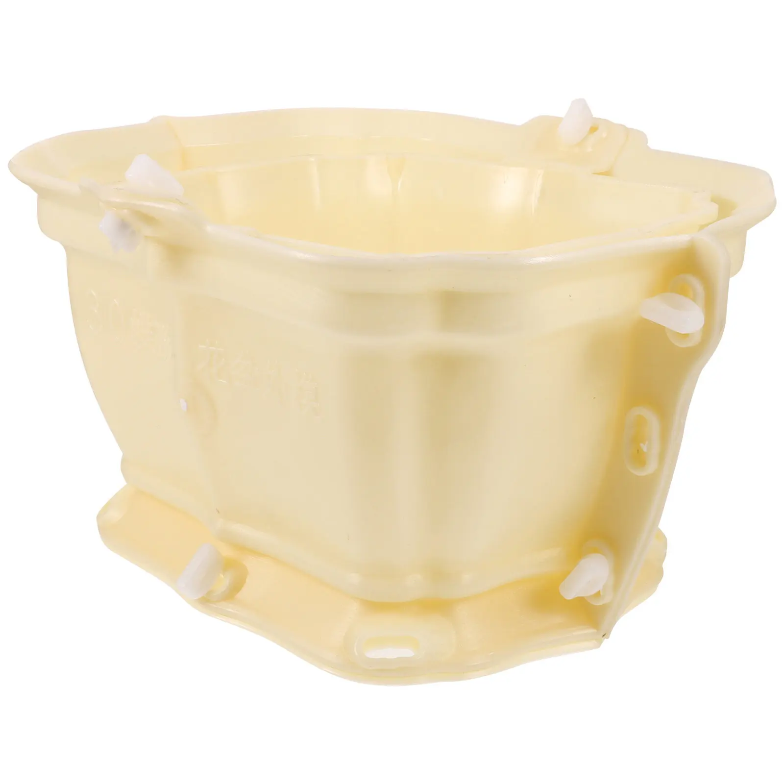

Plastic Flower Pot Mold DIY Planter Mold Reusable for Concrete Cement Clay Crafting Decorative Flowerpot Making Molds Art