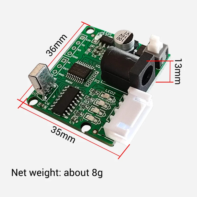 SMC03 Infrared Remote Control ULN2003 Driver Board 28BYJ48 Five Wire Four Phase Stepper Motor Drive Controller