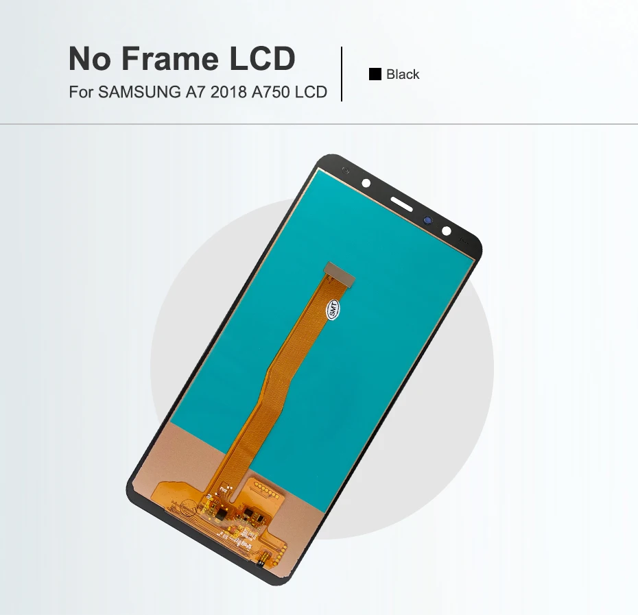 Lcd Voor Samsung A7 2018 A750 A750f A750fn/Ds Display Touchscreen Digitizer Assemblage Vervanging Met Gratis Schroevendraaier Lijm Film