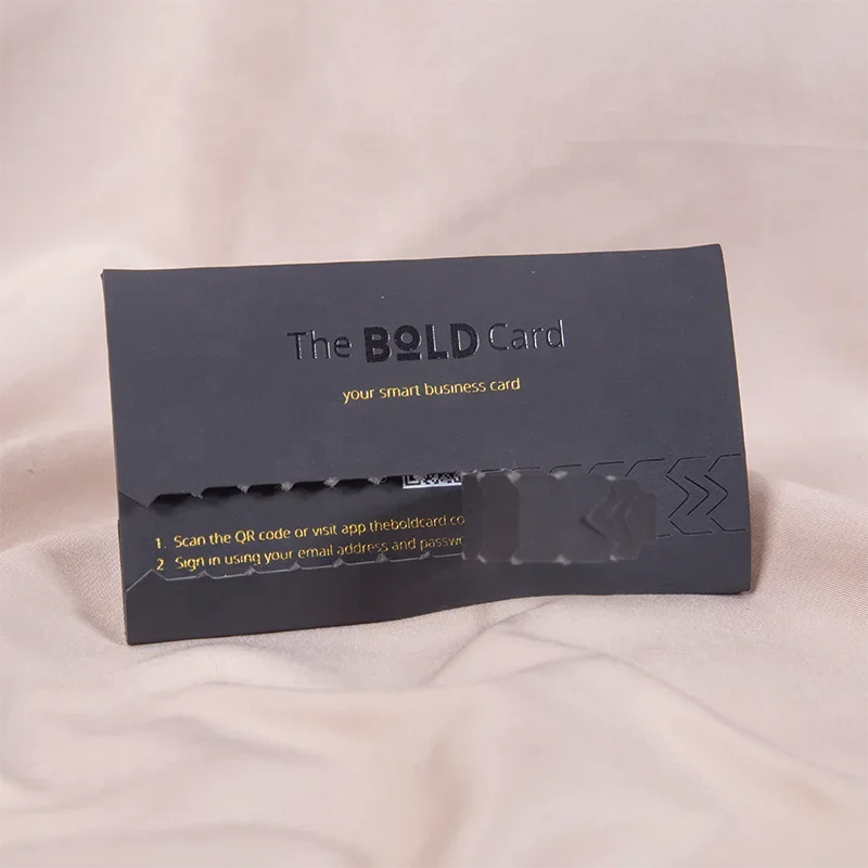 Sobres de invitación de embalaje de tarjeta de regalo Vip de crédito de sobre de billetera de papel reciclable con logotipo personalizado